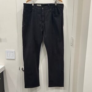 Adriano Goldschmied Classic Black Tailored-Leg Men's Pants
